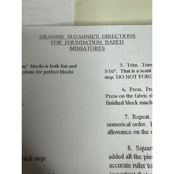 1996 Miniature Quilt Fish 'N Ships II Kit 24 x 32 Inches Finished Size - Picture 3 of 3